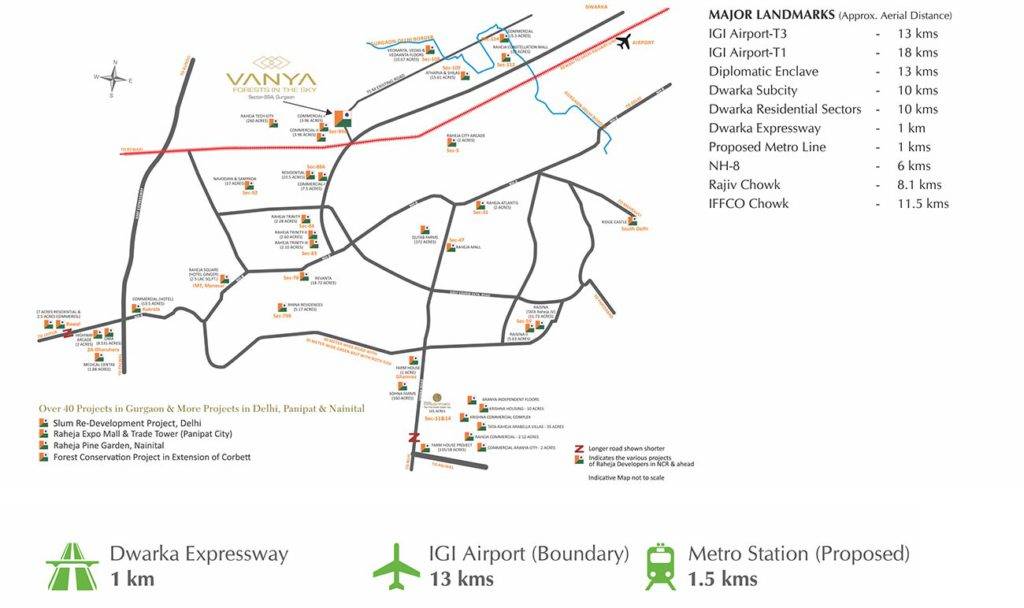 Raheja Vanya location map