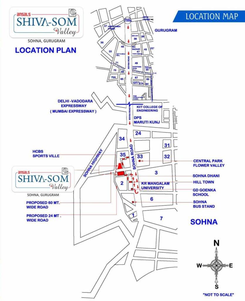 Pal Shiva Som Valley Loation Map