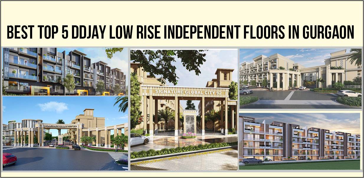 Best Top 5 DDJAY Low Rise Independent Floors in Gurgaon