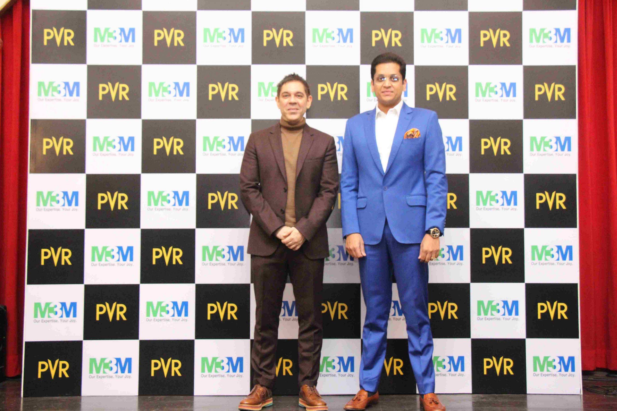 PVR Signs Agreement with M3M India in their largest Retail Project in Gurugram