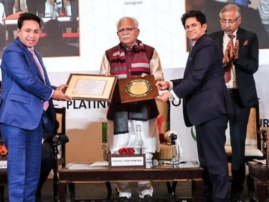 CM Haryana Honored Signature Global Group for Developing Remarkable Real Estate Projects
