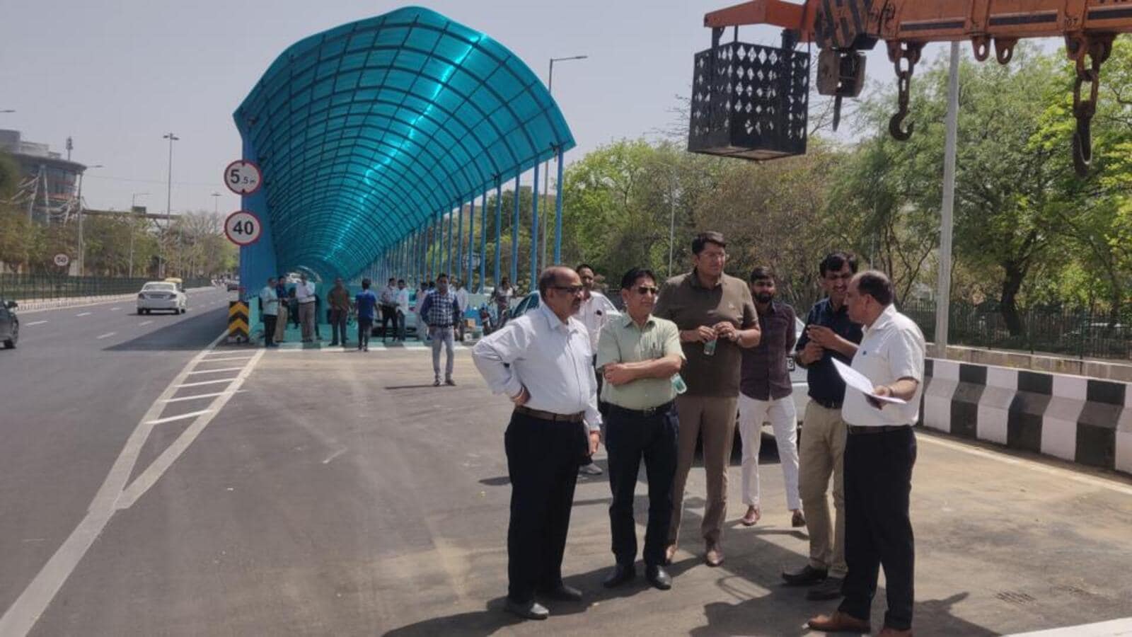 Khattar Launches Huda City Centre Flyover, Underpass