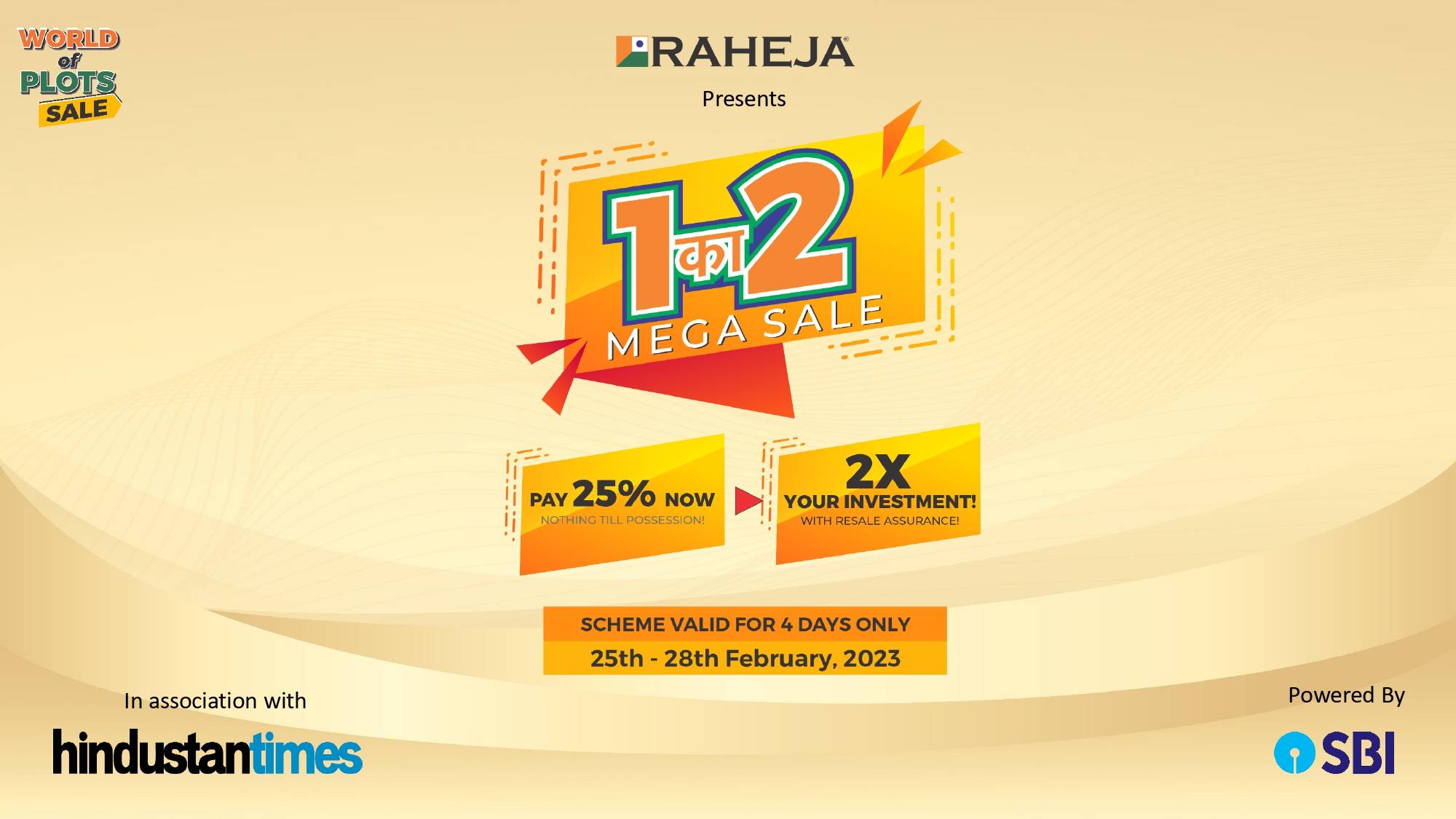 Raheja Developers 1 Ka 2 Mega Sale Scheme 1