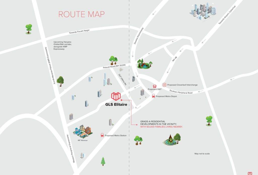 GLS Elitaire Location Map