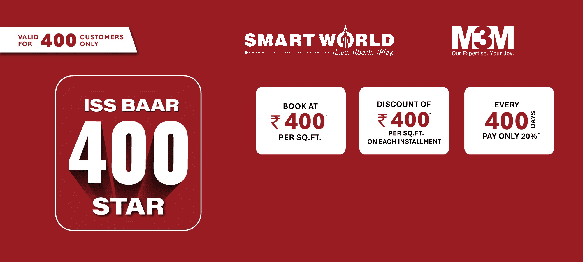 M3M & Smart World Presents “Iss Baar 400 Star” of 2024
