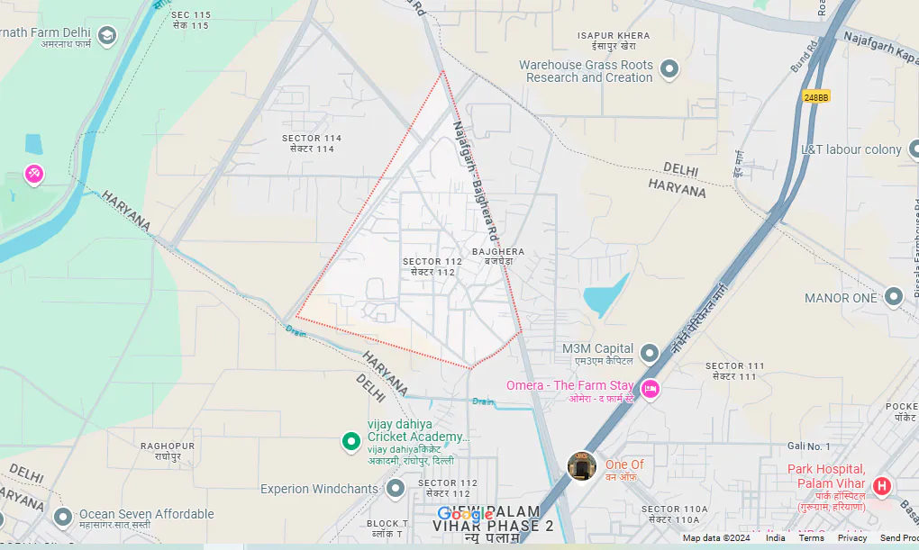 Emaar Urban Ascent Sector 112 Gurgaon Location Map