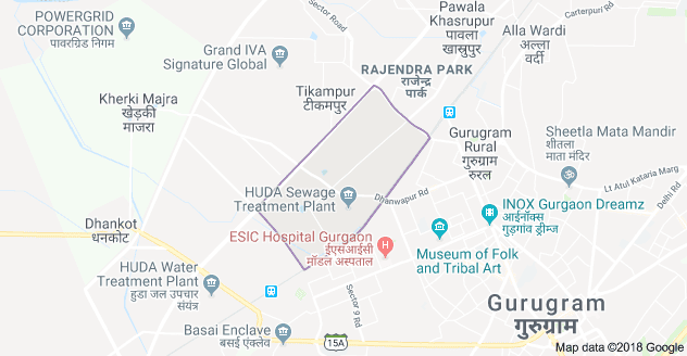 Trident Sector 104 Gurgaon Location Map