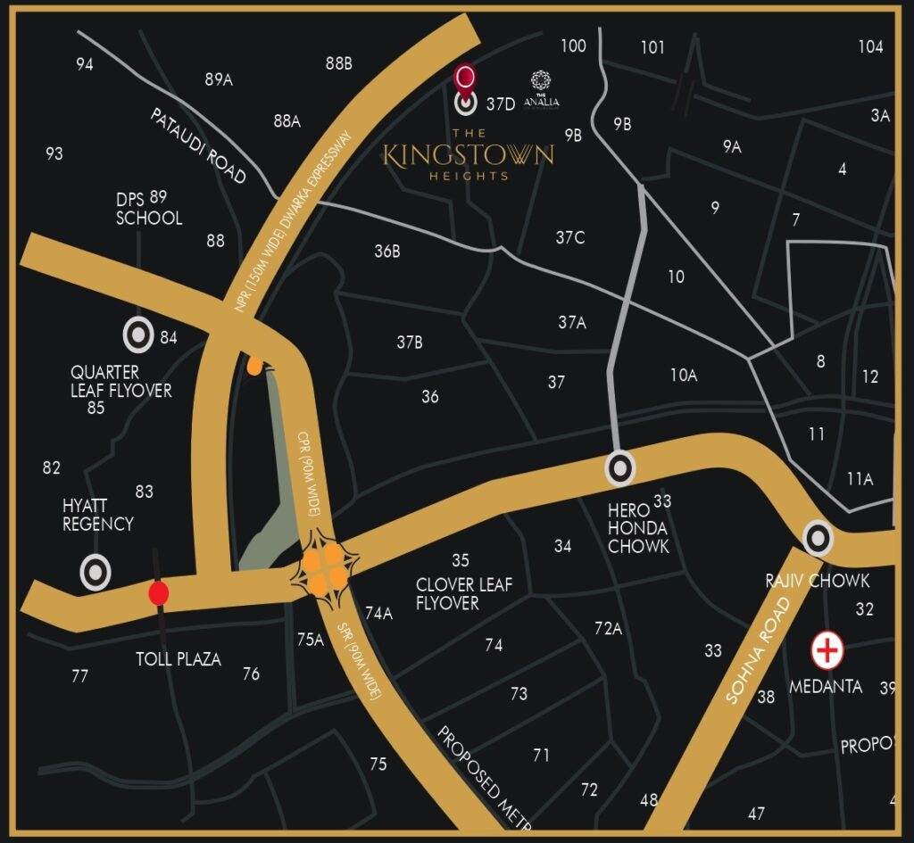 Navraj The Kingstown Heights Location Map