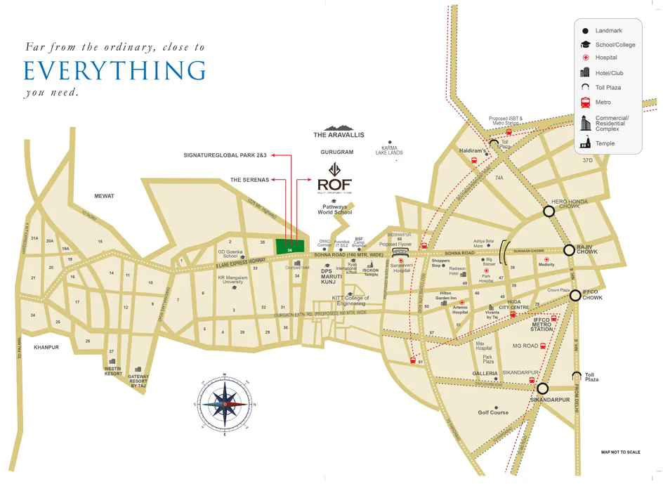 ROF Normanton Azure Location Map