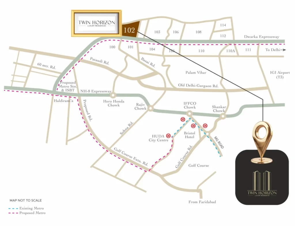 HCBS Twin Horizon Location Map