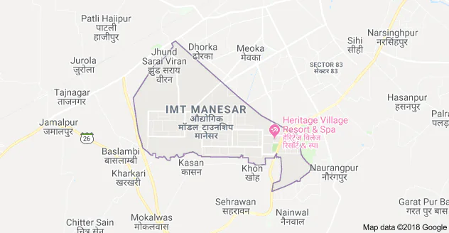 JMS Group The Majestic Sector M9 Manesar Location Map