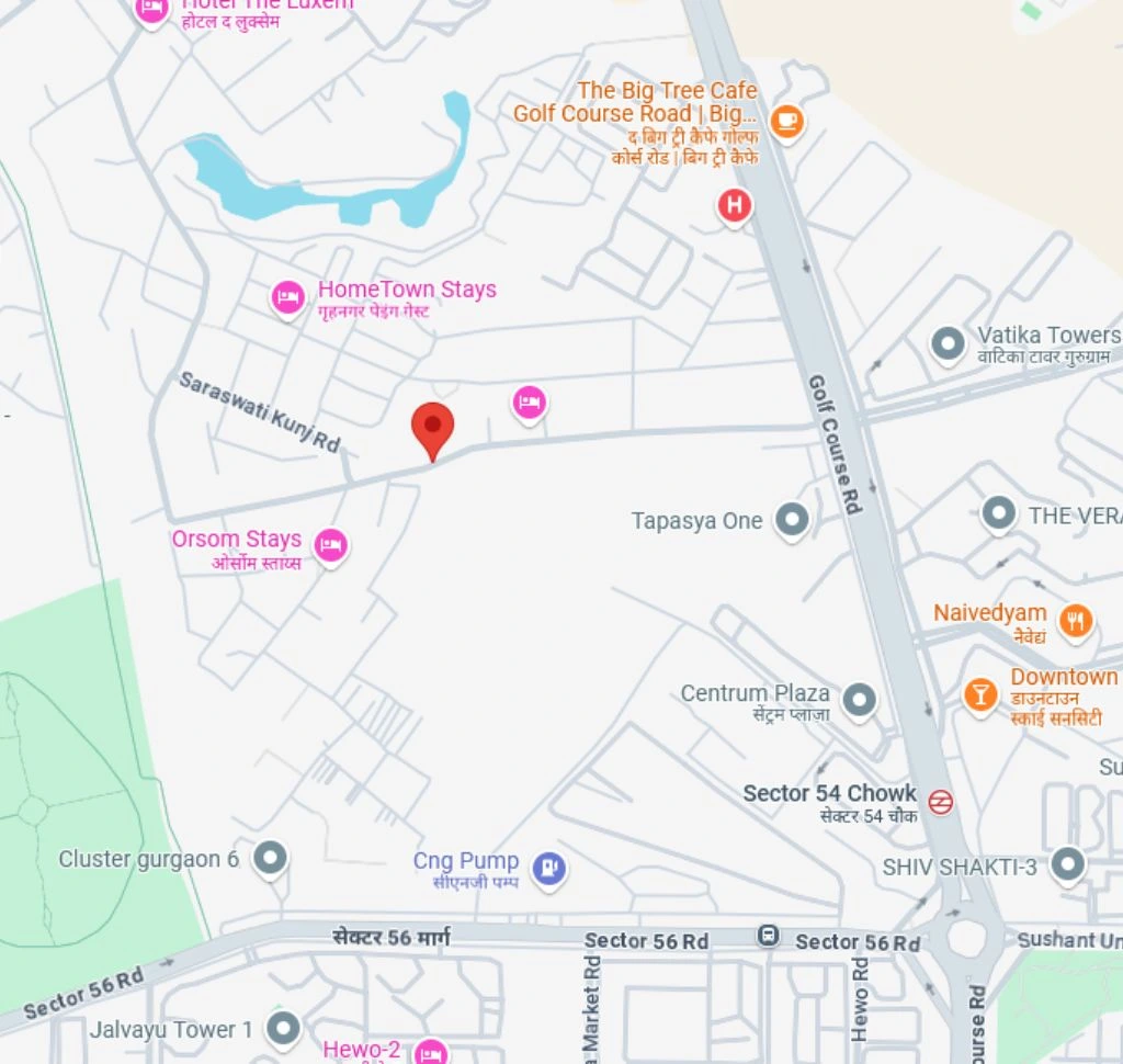 Godrej Sector 53 Gurgaon Location Map
