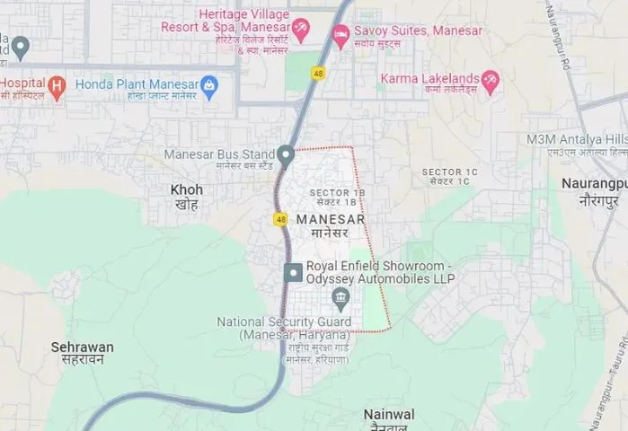 Smart World Floors Sector M9 Manesar Location Map