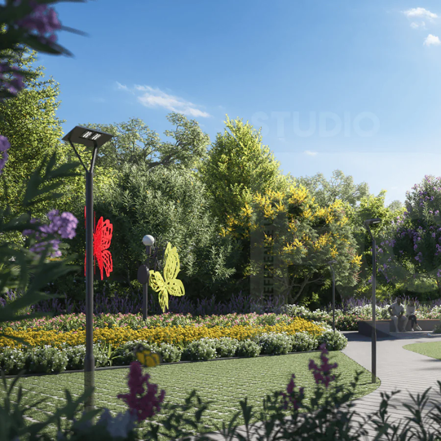 ATS Homekraft Sanctuary 105 Butterfly-Garden