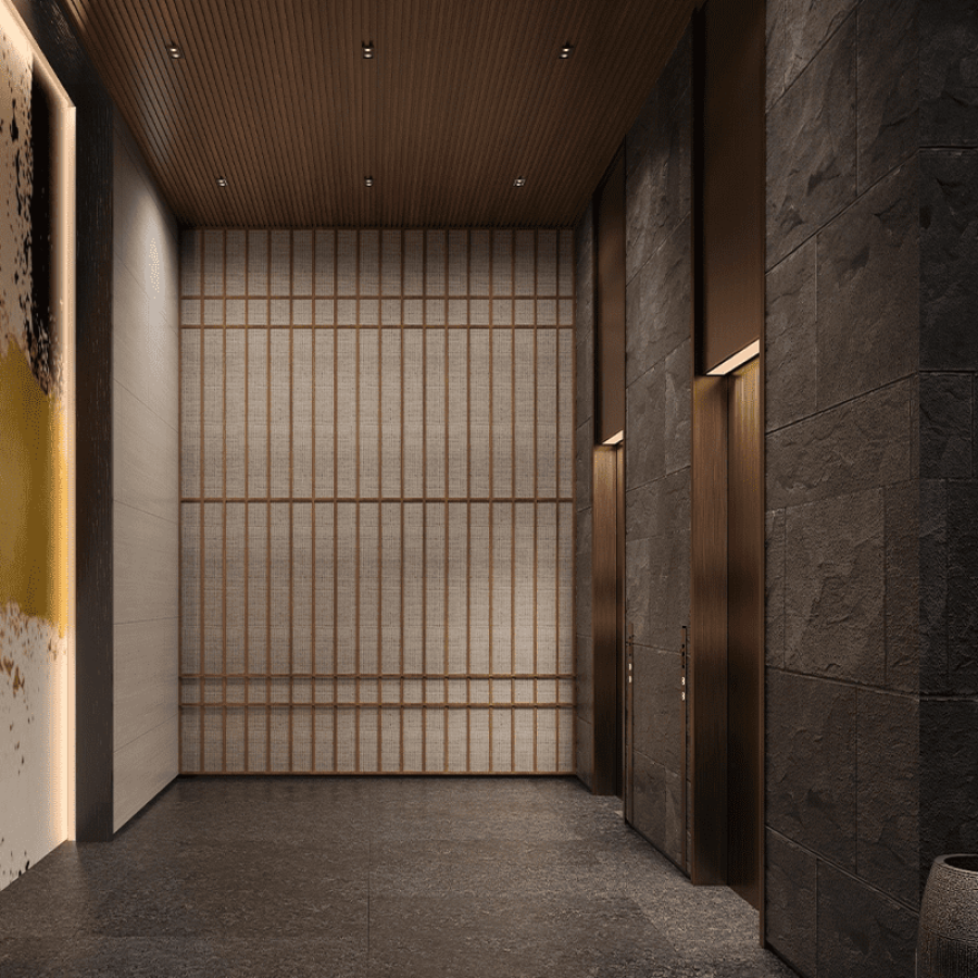 Krisumi Waterfall Suites II Lift-lobby