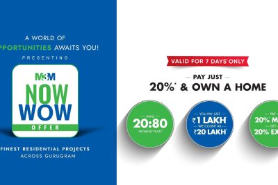 M3M India Presents M3M Now Wow Offer on Residential Projects Gurugram