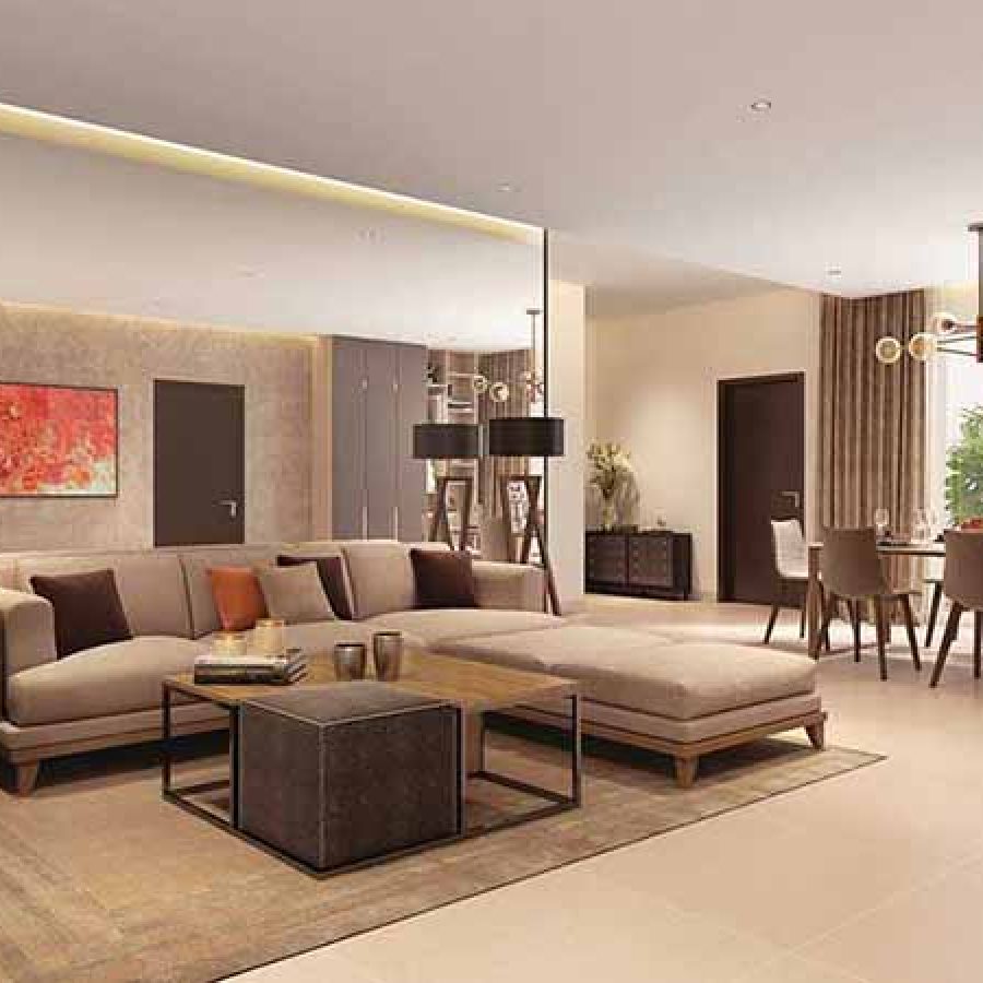 Shapoorji Pallonji Joyville Gurgaon Living dining Room