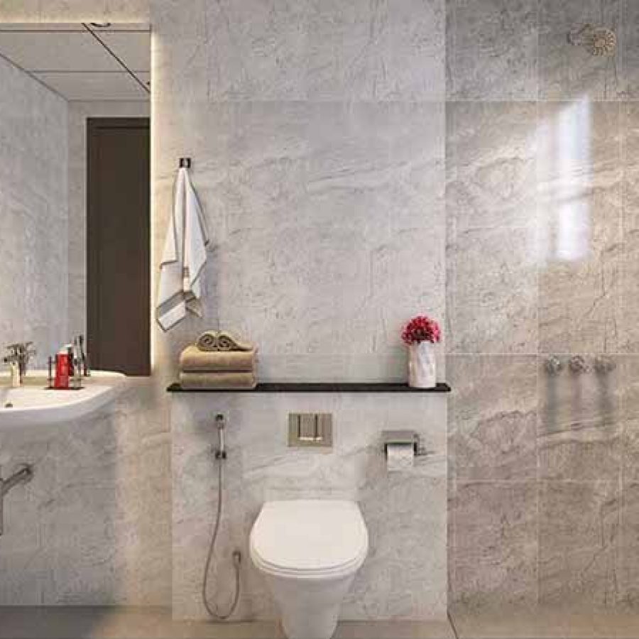 Shapoorji Pallonji Joyville Gurgaon bathroom