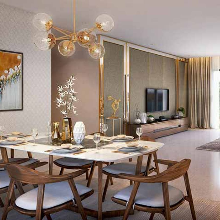 Shapoorji Pallonji Joyville Gurgaon dining Room Tower Crown