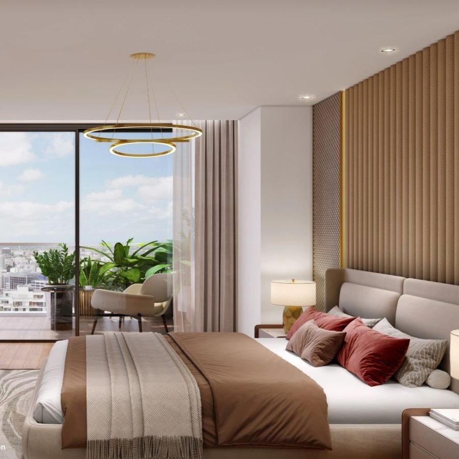 Shapoorji Pallonji The Dualis Bedroom-1
